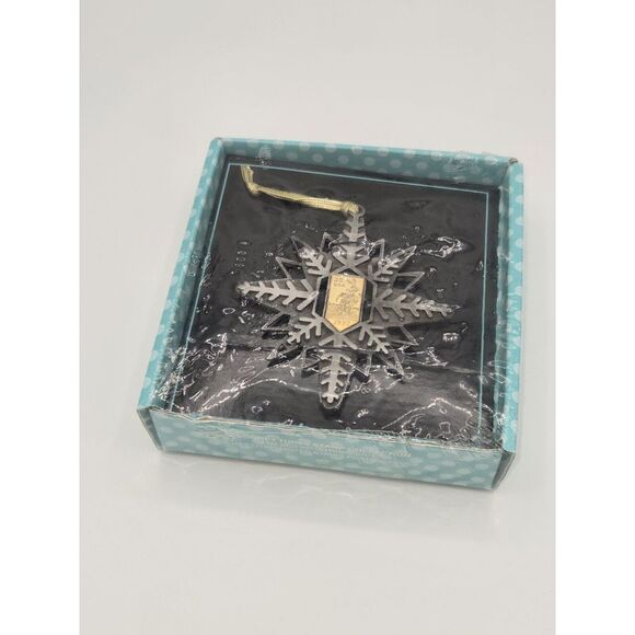 Official Looney Toons Pewter 1997 Christmas Ornament Snowflake‎ Postage Stamp - Picture 1 of 5